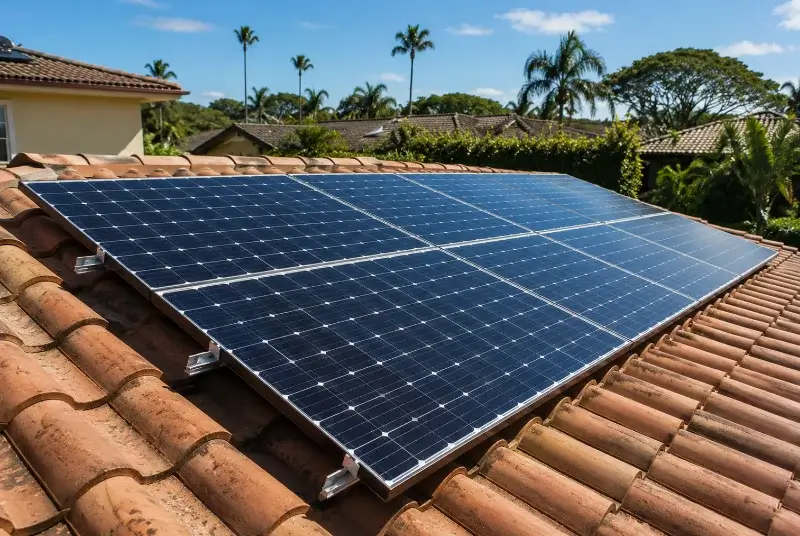 Installation de panneaux solaires à Ville-en-Sallaz
